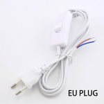 1,8 m Eclectic 110v-200v vahelduvvoolu toitekaabli pikendusjuhtme adapter 303 sisse/v&auml;lja l&uuml;liti LED-lambi toru jaoks EU PLUG