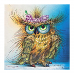 DIY 3D teemantmaaling Loomade &ouml;&ouml;kulli tikandid Ristk&auml;sit&ouml;&ouml; Kodukaunistus Full Round 20x20CM