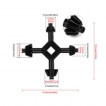 4-suunaline padrun v&otilde;ti, universaalne puurpadruni v&otilde;ti, k&auml;eshoitav 4-&uuml;hes puuripadrun enamiku trellide ja elektrit&ouml;&ouml;riistade jaoks must