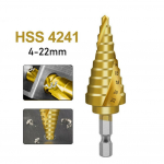 Step Drill Bit Alumiiniumist puuritera isolatsiooniplaadid