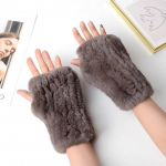 Uued naiste 100% ehtsast ehtsast kootud rexi j&auml;nese karusnahast labakindad talvesoojad daamile p&auml;ris karusnahast s&otilde;rmedeta kindad K&auml;sitsi valmistatud kootud karusnahast labakindad 13