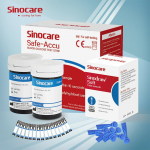 (Safe-Accu jaoks)Sinocare veresuhkru testribad veresuhkru m&otilde;&otilde;tmise ribad 100/200/300/500 tk 100pcs