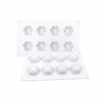 Kassik&uuml;&uuml;ne silikoonvorm 8 kassik&uuml;&uuml;ne koogivorm koera k&uuml;&uuml;nisvahu koogivorm j&auml;&auml;tise tarretis silikoonvorm valge