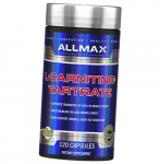 Karnitiintartraat, L-karnitiin, Allmax Nutrition 120 kapslit (02134005) 120caps