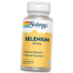 Seleen, orgaaniliselt seotud, Selenium 50, Solaray 100 kaps (36411078) 100caps