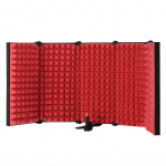 5-ukseline Professionaalne stuudio salvestusmikrofoni isolatsioonikilp Kokkupandav popfilter Mikrofon Tuul