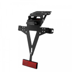 Mootorratta reguleeritava nurga all oleva numbrim&auml;rgi raam Mootorratta numbrim&auml;rgi hoidja metallist kronstein must