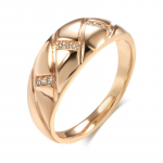 Kinel Rose Gold V&auml;rvi l&auml;ikivad &uuml;mmargused s&otilde;rmused naistele Unisex peened ehted 7