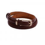 Naiste keskmise laiusega kunstnahast v&ouml;&ouml;rihm, daamir&otilde;ngas, pandlaga soliidne v&ouml;&ouml;rihm must