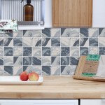 Halli ruuduline plaatide kleebis K&ouml;&ouml;k Backsplash &Otilde;likindel vannituba Veekindel Kodukaunistused Seinakleebised Peel Stick Kunstimaaling 20*20cm*6Pcs