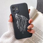 Pehmest silikoonist telefoni&uuml;mbris Iphone 11 13 Xs Xr X 7 8 Plus Se2020 Cartoon Deer Cat Couples kate telefonile Iphone 12 Pro Max 13 Shell For iPhone 13Pro Max