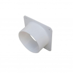 Vannitoa &auml;&auml;riku&uuml;henduse seinaplaadi ABS-kliimaseadme jaoks 100mm