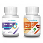 Panax-M + Koens&uuml;&uuml;m Q10 koos Oomega 3, 6, 9 komplekt (2 x 60 tk, 800 mg), Panax-M + Koens&uuml;&uuml;m Q10 koos Oomega 3, 6, 9 Komplekt, Nutrigrams