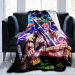 Anime &uuml;hes t&uuml;kis 3D prinditud flanelltekk Diivani tekikate Reisimine lapse voodipesu Palus flanelltekk 150x200cm