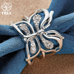 925 h&otilde;bedast liblikas AAA tsirkoonist s&otilde;rmuse ehted