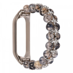 Rihm Xiaomi Mi Bandile 7 6 5 4 3 K&auml;ev&otilde;ru Ehted Naiste Mi Band 6 5 4 3 Kellarihm Elastne veniv rihm Mibandi jaoks 3 4 5 6 V&auml;rvilised helmestega Mi Band 7