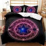 Star Plate tr&uuml;kitud voodipesukomplekt Romantiline Star Sky Quilt Cover Padjap&uuml;&uuml;r sobib laste ja t&auml;iskasvanute tubadesse Pehme ja mugav kodukaunistus Baby 100x135cm