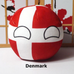 20cm Polandball Pl&uuml;&scaron;inukk Riigipall Anime L&uuml;hike T&auml;idetud Pl&uuml;&uuml;sist M&auml;nguasi Denmark