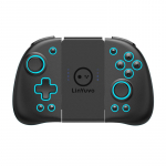 Joypadi mehaaniline m&auml;ngupuldi kontroller metallist joystick Wake Up juhtmevaba Bluetooth m&auml;ngukontrolleriga &uuml;hilduv Nintendo l&uuml;liti must