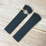 25*12mm must pruun sinine veekindel silikoonkummist kellarihm Randmekellarihma rihm Ulysse Nardini rihma jaoks k&auml;ev&otilde;ru 25mm must