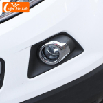 Auto stiil Ford Ecosport 2013 2014 2015 2016 2017 ABS kroomitud esi udutulelaterna katte trimmi udutuli jaoks black