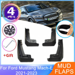 for Ford Mustang Mach-E  2022 2023 Car Front Rear Fender Flaps Wheel Protective Splash Guards MudFlaps Mudguards