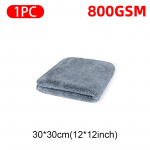 SEAMETAL 3/1 tk Auto Mikrokiudr&auml;tik 800GSM Super Imavus Auto Puhastus &Auml;&auml;ristusega L&otilde;ng Autopesu Kuivatusr&auml;tikud Detailimine Coral Fleece
