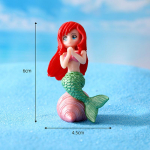 Ilusad merineitsi kujukesed akvaariumi kunstliku merineitsi kaunistuste jaoks