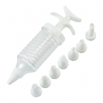 Kreemis&uuml;stla ots Suurep&auml;rane vastupidav ja vastupidav magustoidu kaunistamiseks m&otilde;eldud s&uuml;stalkoogi kaunistamine glasuuriga s&uuml;stla s&uuml;stal kondiitritoodete s&uuml;stal valge