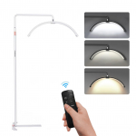 Andoer HD-M5X 36 W p&otilde;randa LED-videovalgusti poolkuu kujuga t&auml;itevalgusti 3000K-6000K, h&auml;mardatav US Plug valge