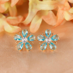 Suurep&auml;rased lilledega k&otilde;rvar&otilde;ngad naiste kihlumiseks pulmak&otilde;rvar&otilde;ngad Romantiline s&otilde;brap&auml;eva kingitus vesi sinine v&auml;rv