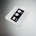 Xiaomi Poco F5 Pro 6,67-tollise kaamera jaoks, must kattega siiditr&uuml;kiga objektiiv 9H karastatud klaasist kaitsja kaitsekile kaitse 1 Pcs (Poco F5 Pro) must