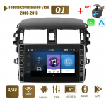 8-tolline Toyota Corolla E140 E150 2006-2013 koos nupu nupuga Android autoraadio multimeediumipleier Navigatsioon stereo GPS 2 Din Carplay 2+32GB 1+32GB