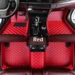 Car floor mats for Hyundai Tucson 2005-2007 2008 2009 2010 2011 2012 2013 2014 Custom auto foot Pads automobile carpet punane