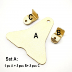 1 komplekt Hambaravialus Hambaravi eesmine Jig komplekt Lucia Jig Set Hambalabori j&auml;ljendusalused keskse suhte saavutamiseks Alumiiniumisulam 1 set A