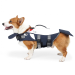 Shark Model Dog P&auml;&auml;stevest ujumine Float Vest Reguleeritav ujuvus Aid Lemmikloom S