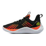 Curry Brand Curry Flow 10 GS Raud teritab rauda Laste tossud Must After-Burn Kollane Kiir 3025628-001 38.5