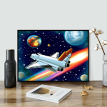 5D DIY Teemantmaali Ruumi tasapinnaline ristpiste komplekt Mosaiik Teemanttikandid Roos T&auml;is&uuml;mmargune ruudukujuline puur Kodukaunistus Round 30x40cm