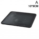 Auto armatuurlaud kleepuv libisemisvastane PVC matt, automaatne libisemisvastane padi sisemus Telefoni libisemisvastane auto kleepuv Hol R3F4 black-10*9CM