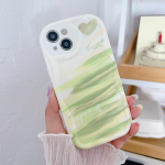 Armas silikoon&uuml;mbris Samsung A54 A24 A14 Tecno Spark 10C 8C 10 Pro Oppo Reno 8T Realme 10 11 Funda maalitud Love Heart Smudge Cover jaoks Pehme TPU kaitseraud Infinix Hot 10 Play