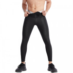 Mehed Saunakost&uuml;&uuml;mid P&uuml;ksid Higised S&auml;&auml;rised K&otilde;rge v&ouml;&ouml;kohaga salendavad p&uuml;ksid Tummy Control kompressioonp&uuml;ksid Thermo Body Shaper Kaalulangus Treeningp&uuml;ksid 2XL/3XL sinine/must