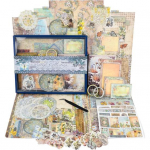 1 komplekt Vintage Scrapbooking Kit koos v&auml;ljal&otilde;igete albumi paberiga M&auml;rkmiku silt Kleebis Kiri Paber &Uuml;mbrik Lintkaart DIY Kunst K&auml;sit&ouml;&ouml;projektide koostamine Ajakirjandus A