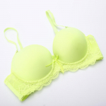 Seksikad Push Up rinnahoidjad Smoot Lace Bralette aluspesu Naiste rinnahoidja N&auml;htamatu pulmarinnahoidja Top Soutien Gorge 38B roheline