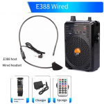 48 W juhtmega/2,4 G juhtmeta mikrofon Bluetooth k&otilde;lar &Otilde;petaja klassiruumi v&otilde;imendi k&otilde;lar Ekskursioonijuhi v&otilde;imendi TF kaart USB Wired-EU