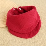 Beebi musliin pudip&otilde;lled, marli kolmnurkne s&uuml;ljer&auml;tik, 100% puuvillane vasts&uuml;ndinu r&ouml;hitsemiskangas taskur&auml;tik n&auml;or&auml;tik beebi du&scaron;ikingituseks