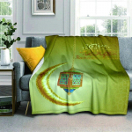 Moslem Prayer HD Pehme pl&uuml;&uuml;sist voodi, heidetav multikas piknik &Otilde;hukesed tekid Moodne flanellist tekikate Gedruckt Bettdecke Geschenk 75cm x 90cm