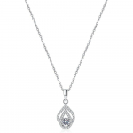 P&auml;risv&auml;rviline 4 mm Moissanite ripatsiga kaelakee naistele 100% S925 h&otilde;bedast plaat Pt950 kaelakett peened ehted