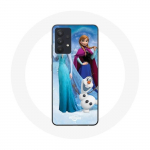 Coque pour Samsung Galaxy A13 4G / A13 4G Lite La Reine Des Neiges Elsa Anna Olaf