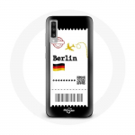 Coque pour Samsung Galaxy A70 Billet d'avion Berlin