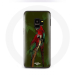 &Uuml;mbris Samsung Galaxy S9 Pionus Parrot Red jaoks